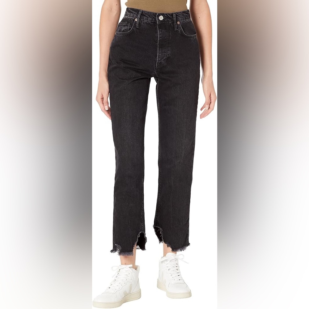Free People We The Free Tapered Baggy Boyfriend Panther 27